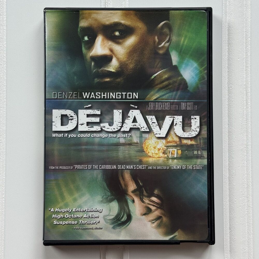 Deja Vu (2007) DVD | Denzel Washington Action Crime Thriller Suspense Movie